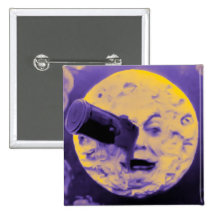 Eine Reise zum Mond (lila Fizzy Fäserchen) Buttons