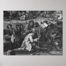 Eine Wahl-Unterhaltung, 1755 Plakatdruck