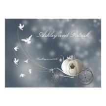 Eine wahre Märchen-Hochzeit Individuelle Ankündigungen