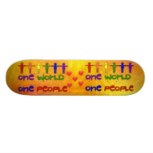 Eine Welt Individuelle Skatedecks