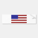 Einfache amerikanische Flagge Auto Sticker