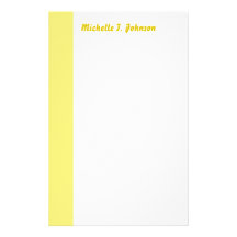 einfache gelbe Grenze Druckpapier