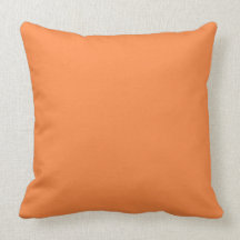 Einfacher orange Hintergrund Kissen
