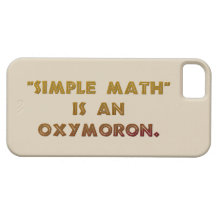 Einfaches Mathe ist ein Oxymoron Hülle Fürs iPhone 5