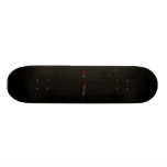 Einfaches schwarzes "fettes Kartell-" Skateboard Skateboard Deck