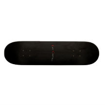 Einfaches schwarzes "fettes Kartell-" Skateboard Skateboard Deck