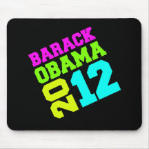 EINFLUSS-NEON OBAMA 2012 MOUSEPADS