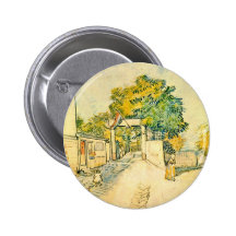 Eingang zu Moulin de la Galette durch Van Gogh Anstecknadel
