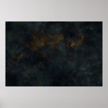 Eingebildeter Nebelfleck und starfield er-hoh Qual Plakatdruck