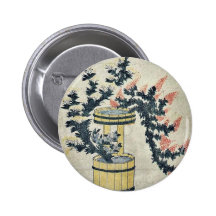 Eingemachte Herbst Gräser und Rikka durch UtamaroI Anstecknadelbutton