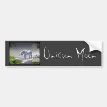 Einhorn-Mond Autosticker