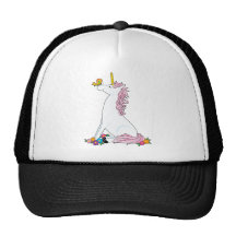 Einhorn-Schmetterling Netz Caps