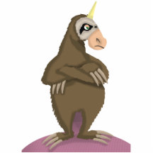 Einhorn-Trägheits-Ausschnitt-Skulptur