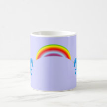Einhörner Regenbogen unicorns rainbow Kaffeetasse