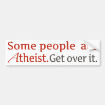Einige Leute sind atheistisch. Erhalten Sie über i Autosticker