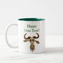 Einiges Gnu Stuff_Merry Kuss Moose_Happy Gnu-Jahr! Teehaferl