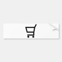 Einkaufswagen Autosticker