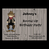 Einladung-Cowboy Geburtstags-Party einladungen