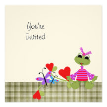 Einladung-Valentinsgruß Frosch…