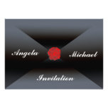Einladungs-elegante und nette Hochzeits-Einladung