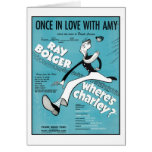 Einmal in der Liebe mit Amysongbook-Abdeckung Grußkarte