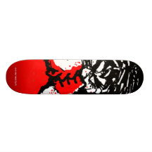 Einziehenzombie-Skateboard Personalisiertes Deck