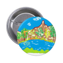 Einzigartige Comouter Digital Kunst Anstecknadelbutton
