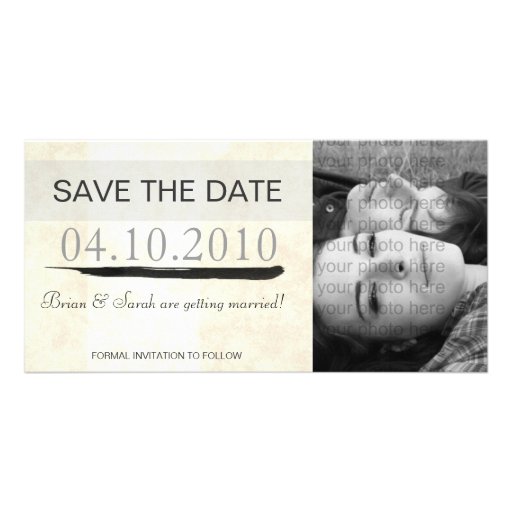 Einzigartige Save the Date Foto-Karten-Mitteilunge Individuelle Photo Karten