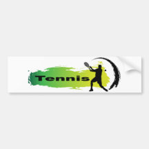 Einzigartiges Tennis (Mann) Autosticker