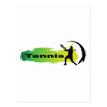 Einzigartiges Tennis (Mann) Postkarten