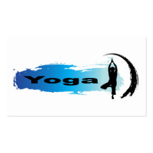 Einzigartiges Yoga Visitenkarten Vorlagen