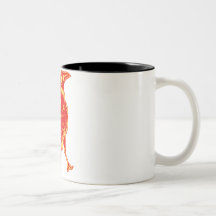 Einzige Krähen-Illustration Kaffee Haferl