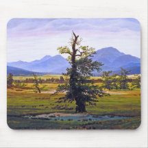 Einziger Baum - durch Caspar David Friedrich Mauspads