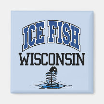 Eis-Fische Wisconsin Magnets