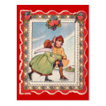 Eis-Skater - Valentine-Postkarte