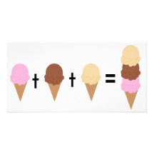 Eiscreme-Mathe Photokartenvorlage