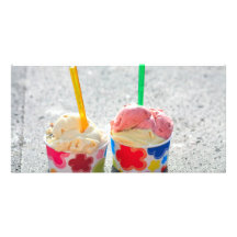 Eiscreme Photokartenvorlagen
