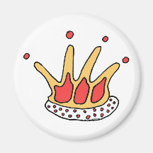 ekos Prinzessin Crown Magnet Kühlschrankmagnet