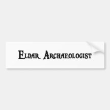 Eldar Archäologen-Autoaufkleber