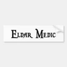 Eldar Mediziner-Autoaufkleber