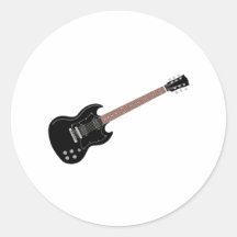 Electric Guitar Sticker