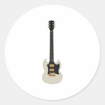 Electric Guitar Sticker
