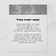 Electro - Fraktal-Kunst Flyerdruck