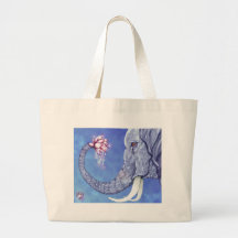 Elefant *Blessings Be* Leinentaschen
