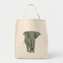 Elefant elephant leinentasche
