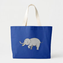 Elefant elephant leinentaschen