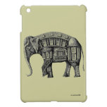 Elefant-Gebäudestift-Tintenzeichnen