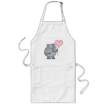 Elefant mit Herz-Ballon Schürzen