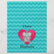 Elefant-Türkissparren der Liebe I Flyerbedruckung
