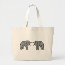 Elefanten elephants einkaufstasche